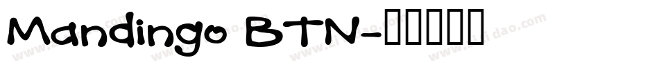 Mandingo BTN字体转换